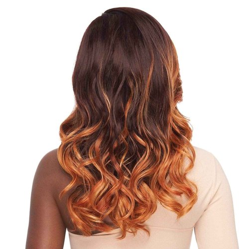 Outre Melted Hairline Lace Front Wig Frontal Effect Hairline No Plucking Required Baby Hairs Included Pre Attached Wide Elastic Band HD Transparent Lace DIVINE (1B)