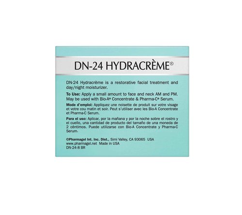 Pharmagel DN-24 Hydracrème - Intensive Vitamin Moisturizer - DNight Face and Neck Cream For Normal, Dry, and Aging Skin - 8 oz
