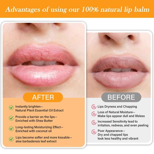 Yopela 221 Pack Natural Lip Balm Bulk with Vitamin E and Coconut Oil - Moisturizing, Soothing, and Repairing Dry and Chapped Lips Valentine's Gift - 17 Flavors - Non-GMO