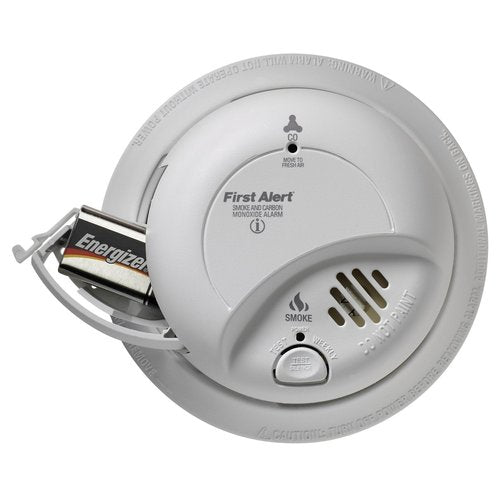 First Alert BRK SC9120B-12 Hardwired Smoke and Carbon Monoxide (CO) Detector with Battery Backup, 12-Pack