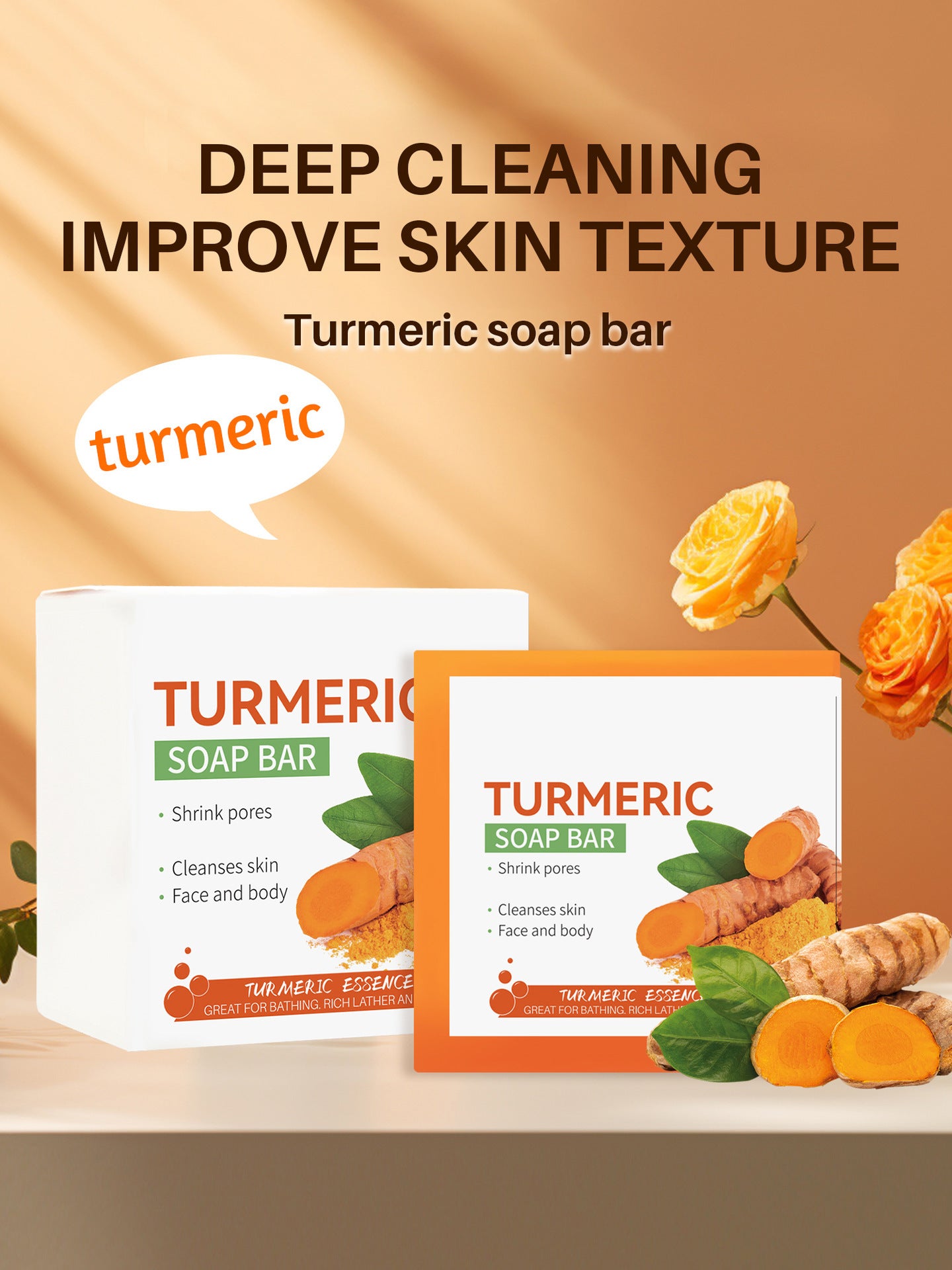 Ginger Kojic Acid Turmeric Facial Mask - 120g Brightening Skincare
