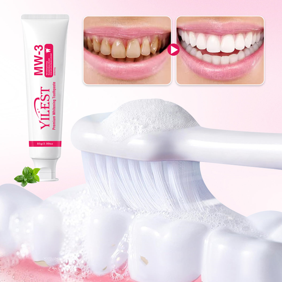 Toothpaste Deep Cleaning Tooth Stain Removal Yellow Removing