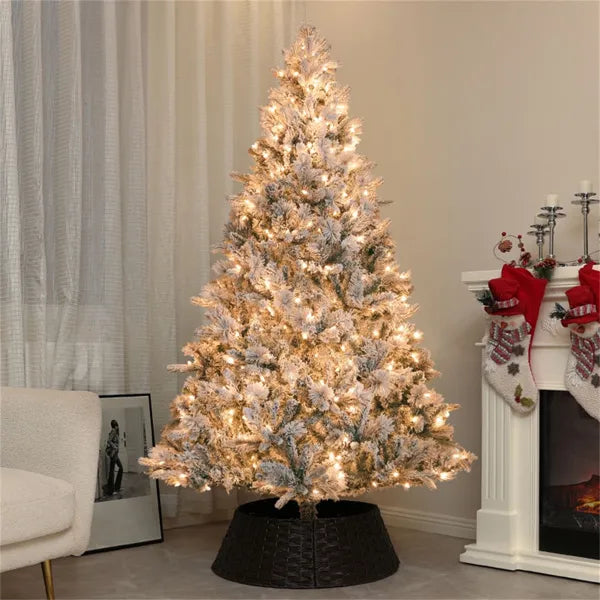 7.5ft Artificial Christmas Tree with Warm White Lights