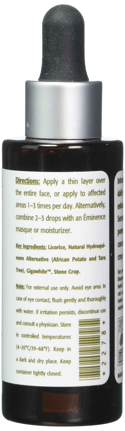 Eminence Organic Skincare Bright Skin Licorice Root Booster Serum, 1 Ounce