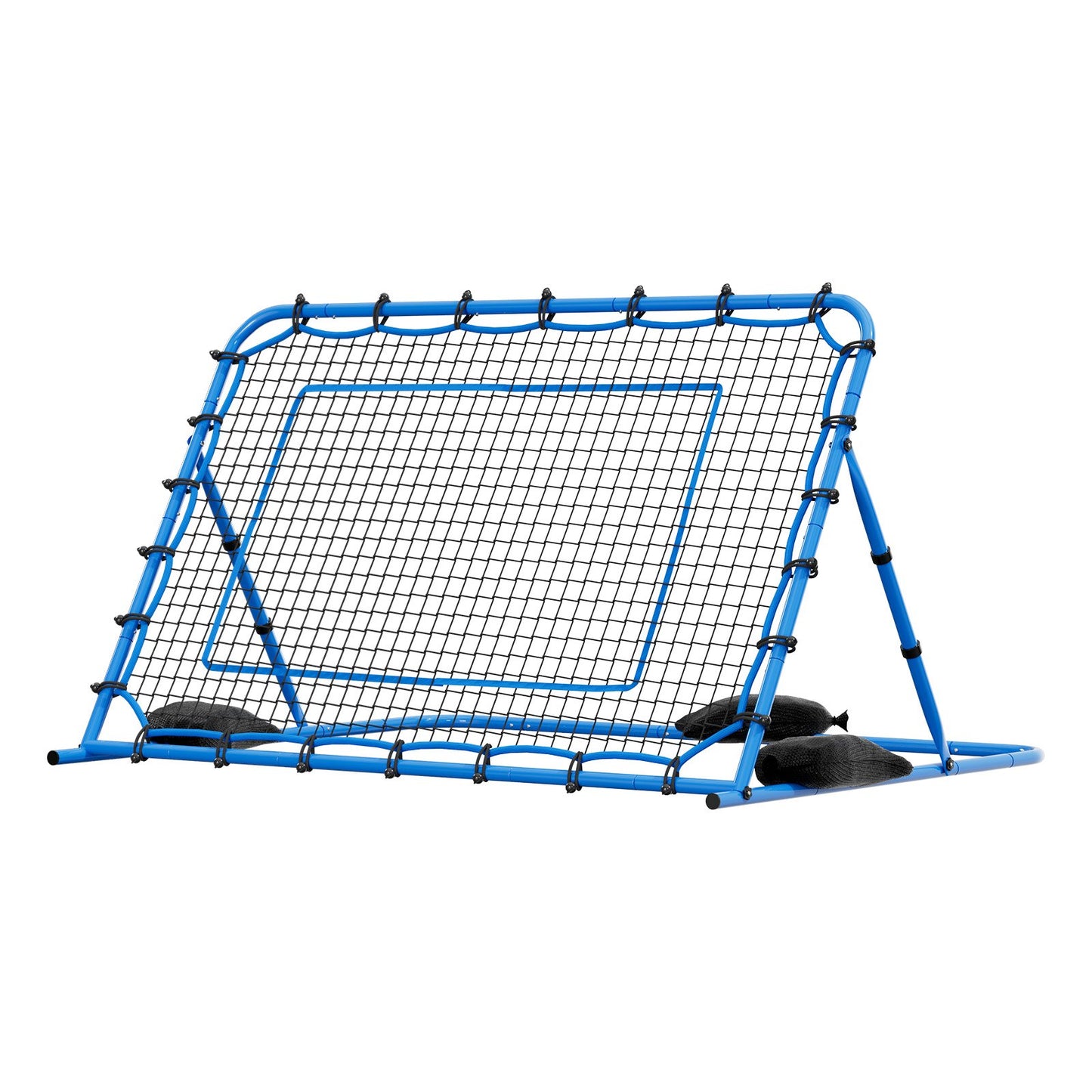 Soccer Rebounder Net for Training - Heavy-Duty Iron Frame & PE Net, 6x4 Ft