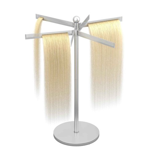 ikare Metal Hair Extension Holder - Hair Separator for Braiding, Six-Tooth Comb Wig Storage Rack, Hair Display Stand for Salon, Braiding Hair Rack for Barber Shop
