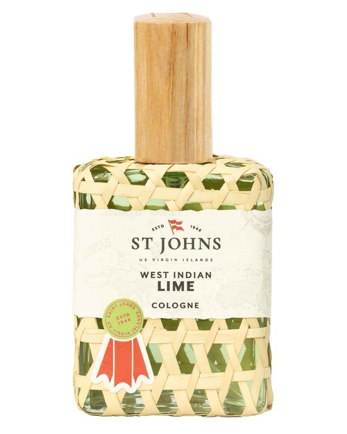West Indian Lime Cologne for Men. 4 Oz Spray Cologne Fresh Lime in Signature Bottle. St Johns Fragrance Company