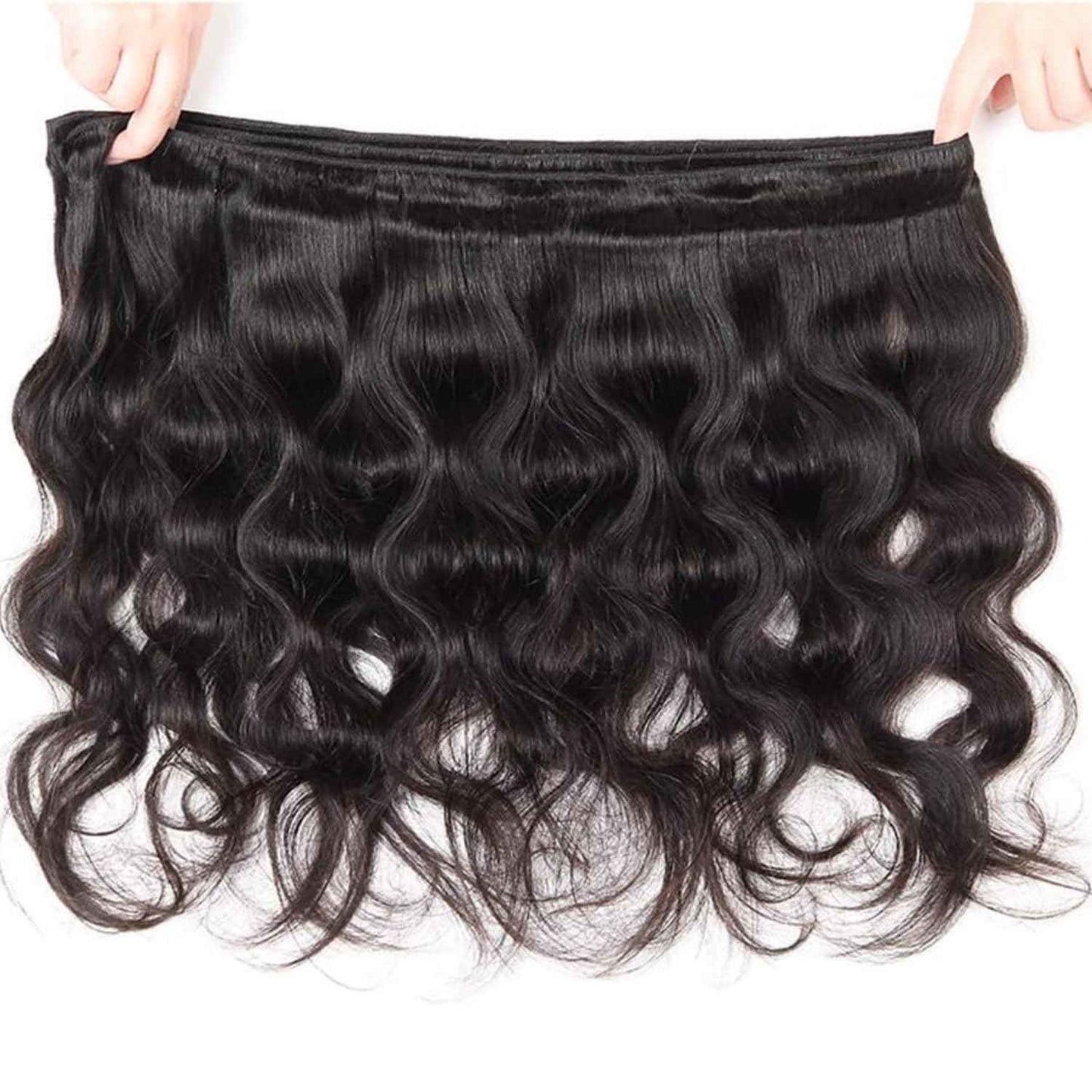 12A Human Hair Bundles 14 16 18 Inch Body Wave Bundles Human Hair Unprocessed Brazilian Virgin Hair 3 Bundles Weave Extensions Real Human Hair Natural Black Color Bundle