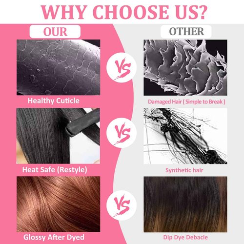 Clip in Hair Extensions Real Human Hair, Seamless Balayage Human hair Clip ins Extensions for Women Invisible Straight 8Pcs Double Weft Dark Brown Highlight Chestnut Brown 22inch 110g