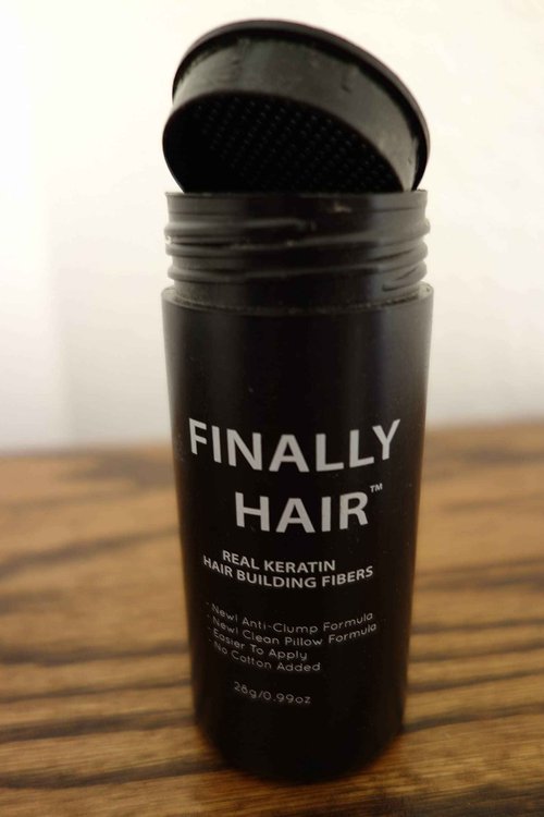 Hair Building Fibers 200 Grams 7 Oz. With Bottle By Finally Hair 50g*4 (Black)
