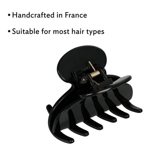 Small Hair Clip for Women, France Luxe Sm Couture Claw Clip, Tokyo Tortoise, Strong Grip, Lightweight Comfort, Damage-Free French Design, Ideal for Half-Up Style