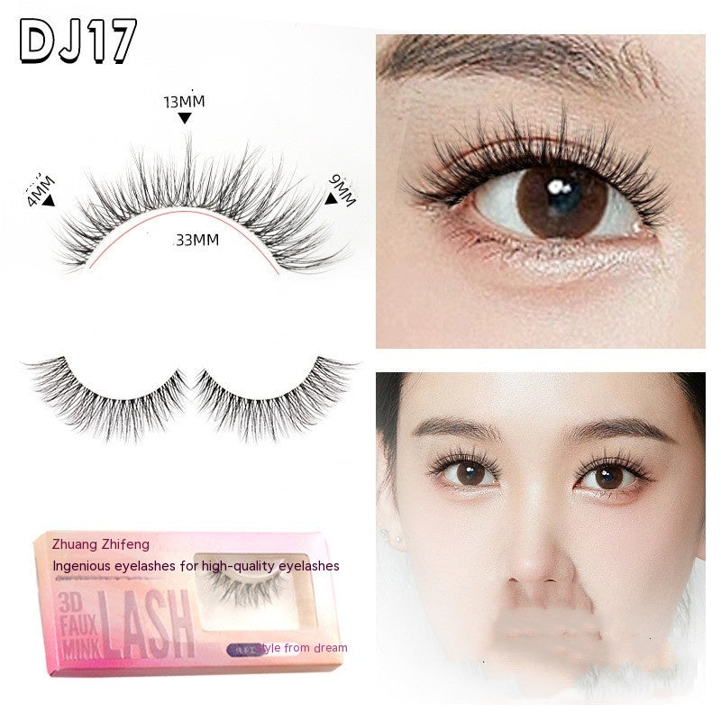 Natural False Eyelashes with Sheer Root - Assorted Styles & Packaging Options