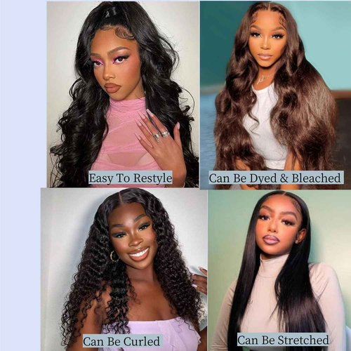 Body Wave Bundles With Closure Human Hair 20 22 24+18 Inch Human Hair Bundles With Closure Brazilian Virgin Body Wave 3 Bundle With 4x4 HD Lace Closure Free part