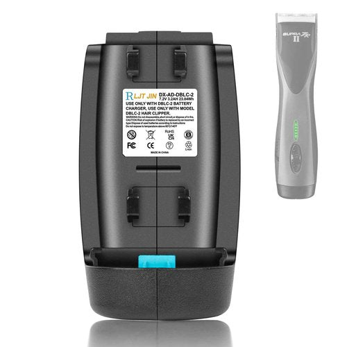 RLJT JIN for DBLC-2 Replacement Battery Compatible Supra ZR II and Pulse ZR II Cordless Clippers, Replaces Batteries 79025 and 560470 Models Lithium-ion 3200 mAh