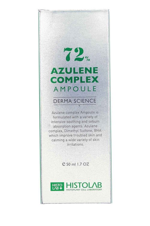 72% Azulene Complex Korean Beauty Facial Serum – Soothing & Sebum Control Ampoule for Acne & Oily Skin – Reduces Redness, Swelling & Irritations – Infused with Tea Tree Oil