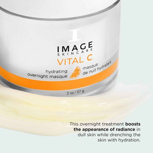 IMAGE Skincare, VITAL C Hydrating Overnight Masque, Revitalizing Sleeping Facial Mask with Blue-Green Algae Extract and Hyaluronic Acid, 2 oz