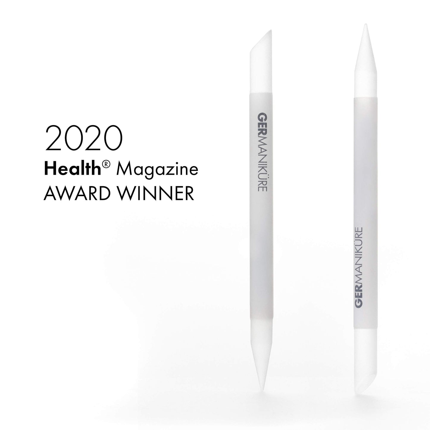 GERMANIKURE 4pc Mini Professional Manicure Set in Purple Suede Case - FINOX Stainless Steel Tools Made in Solingen Germany, Glass Nail Care Supplies Made in Czech Republic