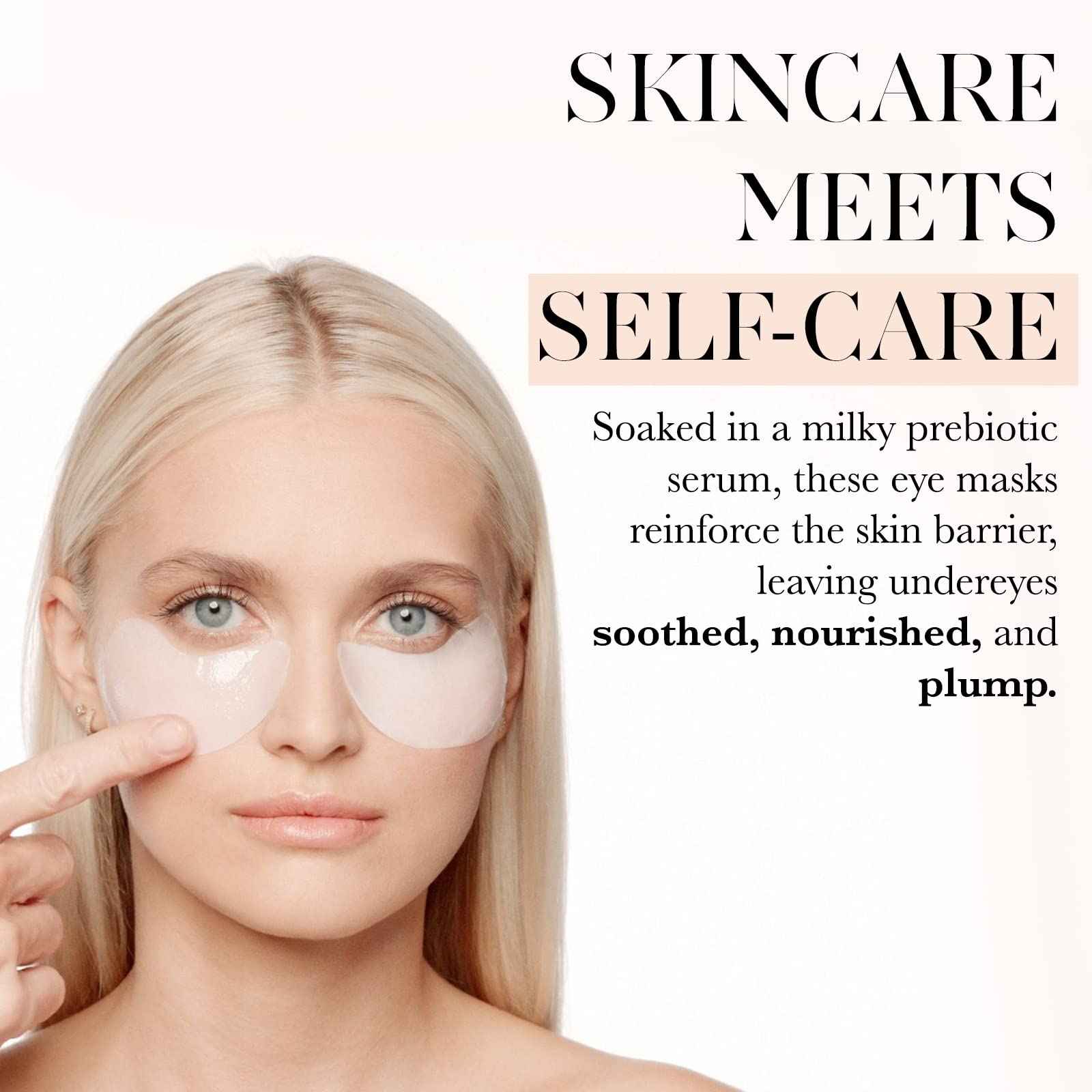 Jillian Dempsey Eye Masks: 100% Natural Under Eye Mask to Hydrate, Sooth, Plump, and Minimize Fine Lines and Wrinkles I Pack of 10