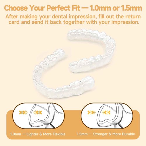Custom Clear Retainers - Invisible Teeth Retainer for Adults & Teens - Comfortable & Durable Orthodontic Retainer