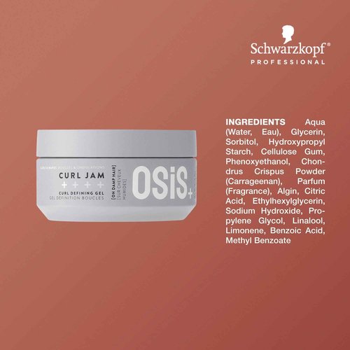 OSiS+ Curl Jam Moisturizing Defining Curl Hair Gel, 10 oz (2 Pack) | Non-Stiff | Non-Crunchy | All Curly Types