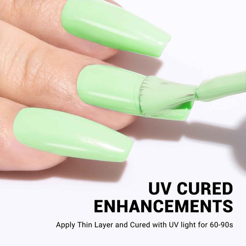 MelodySusie Professional Nail Drill 30000RPM with 0.5 fl oz Thick Green Gel Nail Polish-326