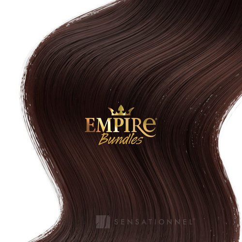 Sensationnel Empire Bundles- Straight 10a Tangle Shed Free Human Hair for Weaving and Sew in Styles - 1 pack (24 inch, NATURAL/BLACK)