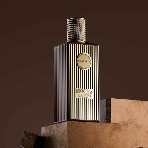 Khadlaj Mocha Latte – Gourmand, Spicy, Sweet, Warm – Extrait de Parfum Spray Long-Lasting Fragrance for Unisex, 3.4 Ounce / 100 ml