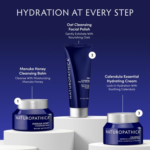 Naturopathica Manuka Honey Cleansing Balm, Manuka Honey Skin care, Makeup Removing Facial Cleanser, Gentle and Hydrating Face Wash, Cleansing Balm 2.8 fl oz