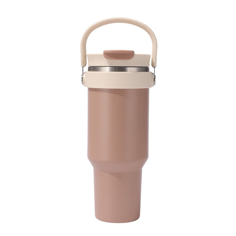 Large Capacity Double Wall Stainless Steel Car Cup - 40oz Drinkware