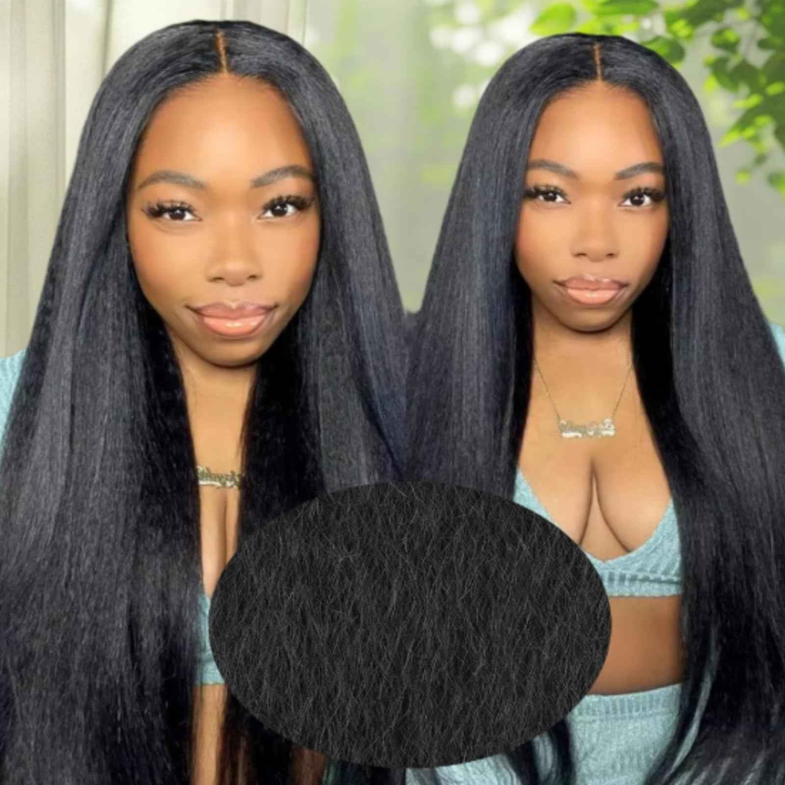 Kinky Straight Feather Crochet Hair Extensions Pre Looped Crochet Human Hair Curly For Black Women Pre Separated Knotless Crochet Hair 16Inch 120g