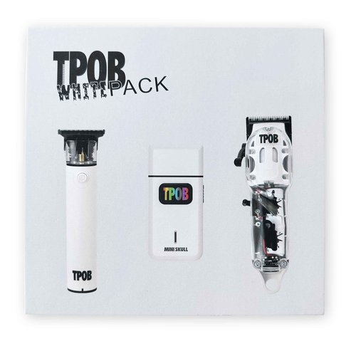 TPOB Slime 2 Professional Hair Clippers Collection (White Pack)