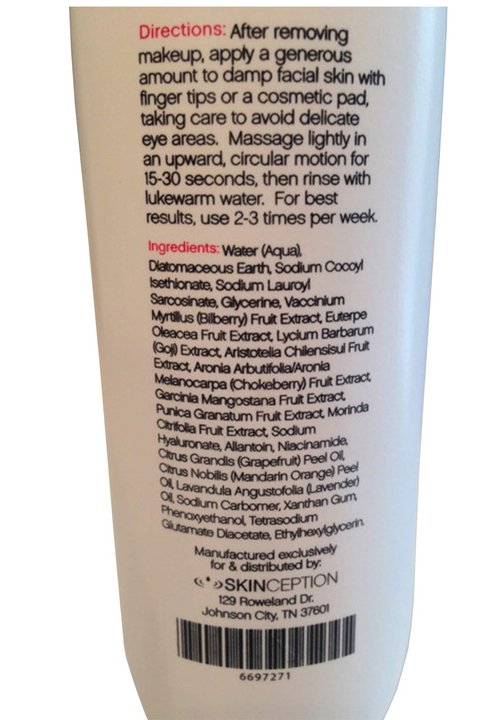 Skinception Microderm Facial Exfoliator (4 fl oz) 2 Pack to Encourage Healthy Exfoliation