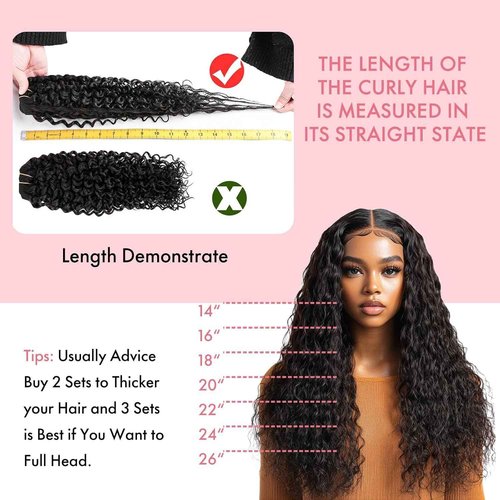 SIYUSI Kinky Curly Clip In Extensions, 3C 4A 100% Brazilian Remy Human Hair Clip Ins, Invisible & Scalp-Friendly, Natural Black Color, 3.52oz, 7Pcs (20 Inch)