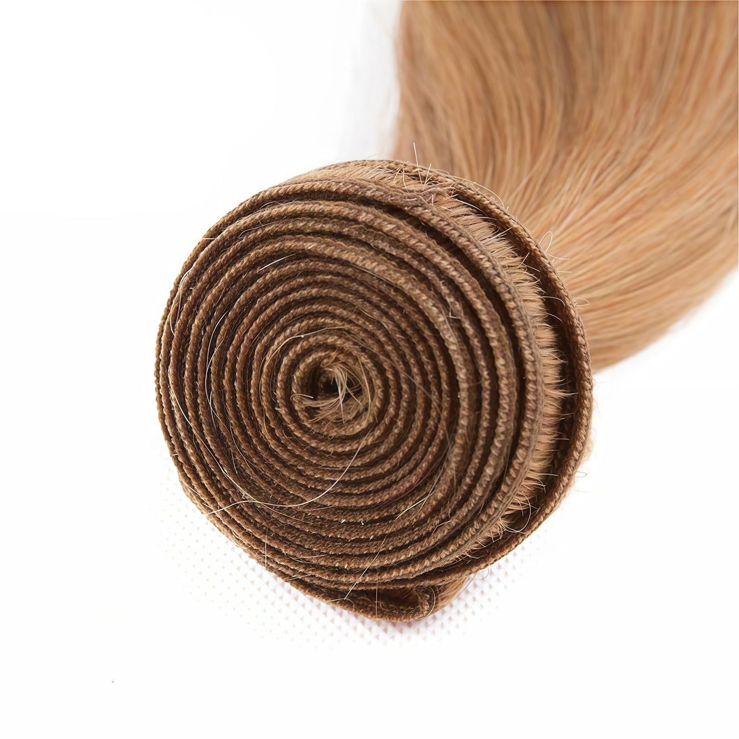 LUMWAV Straight Bundles Human Hair 26 28 30 Inch 12A Soft and Thick Honey Brown #27 Brazilian Virgin Hair Bundles for Black Women