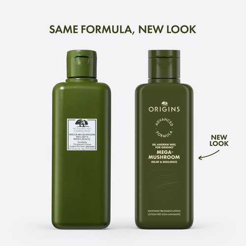 Origins Mega-Mushroom Soothing Treatment Lotion | Great for Sensitive Skin | With Reishi Mushroom, 3.4 Fl Oz (Pack of 2)