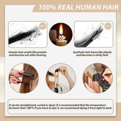 Tape in Hair Extensions Human Hair, Hair Extensions 18 Inch 20pcs 6p613 Remy Straight Human Hair Tape in Extensions Skin Weft Tape Extensions Human Hair
