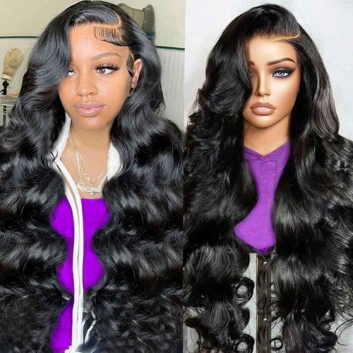 13x6 Lace Front Wigs Human Hair Pre Plucked Body Wave Lace Front Wigs 220 Density HD Lace Frontal Wig for Women Body Wave Frontal Wig Human Hair 26''