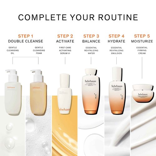 Sulwhasoo Essential Revitalizing Water EX - A quick-absorbing, watery gel toner that deeply hydrates and visibly revitalizes for radiant, youthful-looking skin