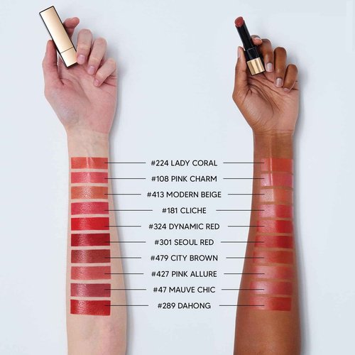 HERA Rouge Classy Lipstick #301 SEOUL RED | Luxurious Long-Lasting Color, Featherlight Comfort, Luminous and Velvety Finish, Seoul-Inspired Shades, Korean Lip Makeup, 0.12 oz. (3.5g)