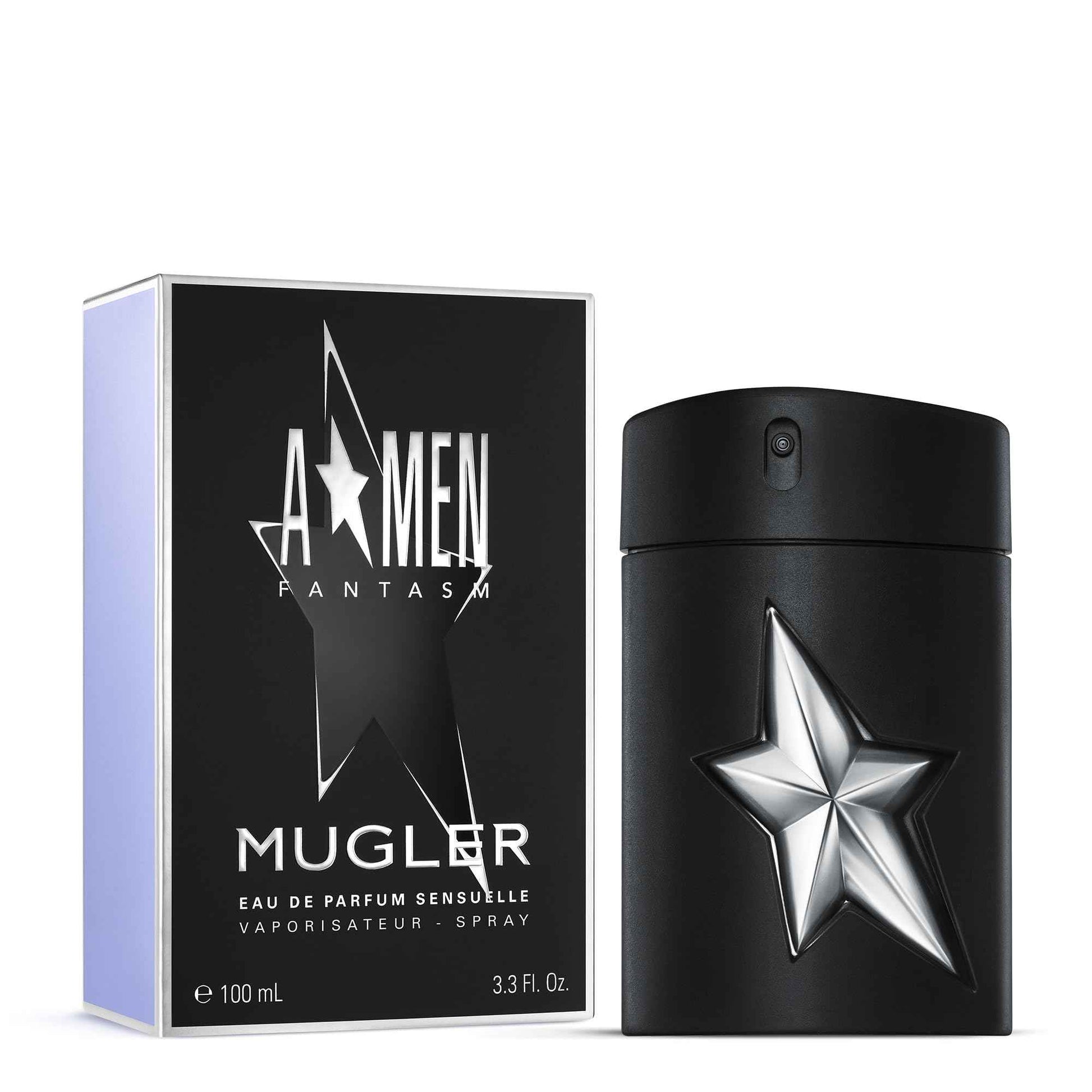 Mugler A*Men Fantasm - Eau de Parfum - Mens Cologne - With Citrus, Cocoa Accord, & Patchouili - Long Lasting Fragrance - 3.3 Fl Oz