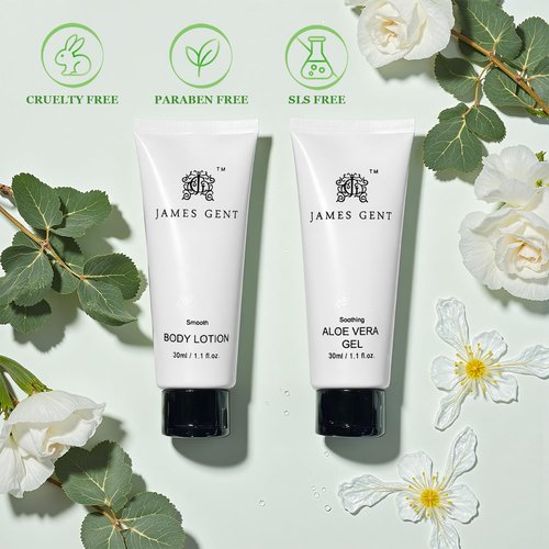 Travel Size Body Lotion and Aloe Vera Gel Bulk 120 Pack Individually Wrapped Body Moisturizing Small Size Olive Oil and Green Tea Extract Infused Hotel Toiletries and Supplies for Guests