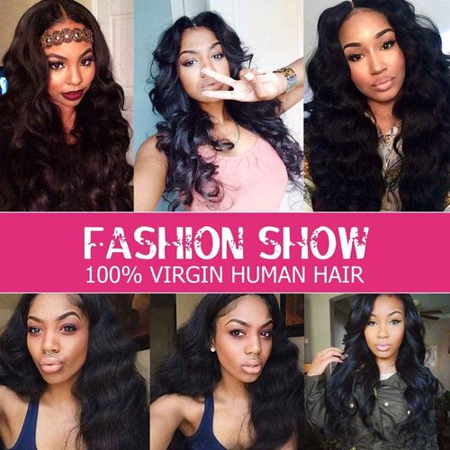 Odir Body Wave Human Hair Bundles with 4X4 Lace Closure 20 22 24 26+18 Inch Unprocessed 10A Brazilian Body Wave Hair 4 Bundles with Clsoure Natural Color