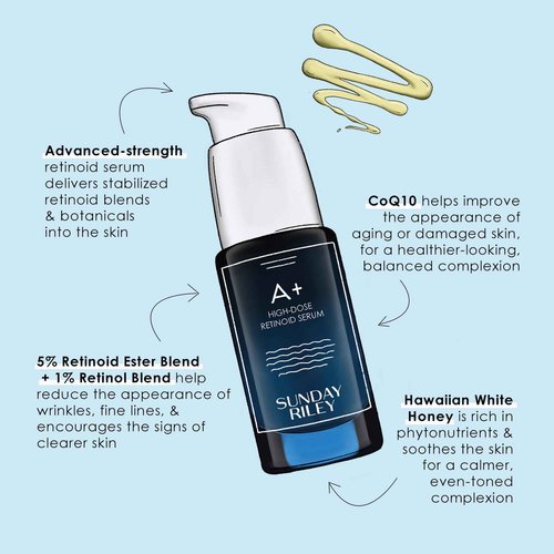 Sunday Riley A+ High-Dose Anti Aging Retinol Serum