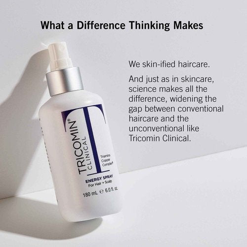 NEOVA Tricomin Energy Spray - Leave-in conditioning spray with Triamino Copper Complex delivers essential, wellness nutrients. Hair appears thicker and healthier. Safe for color-treated hair.