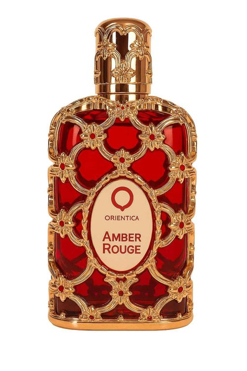 Orientica Luxury Collection Amber Rouge Eau De Parfum – Woody, Amber, Saffron, Praline, Jasmine, Orange, Oak Moss, Seaweed – Arabic Perfume for Men & Women – 2.7oz / 80ml