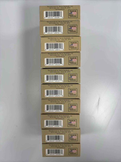Varina Natural Floral Variety Bar Soap - Gentle Cleansing for Sensitive Skin, Floral - 10 Pack