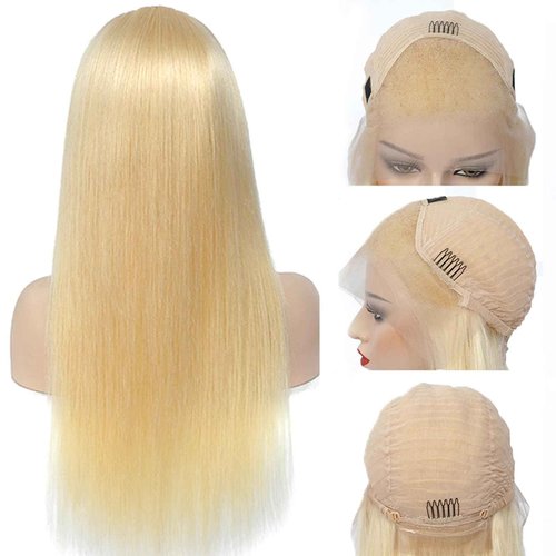 Blonde Lace Front Wigs Human Hair, 28inch 13x4 Blonde Wig Human Hair, 613 Lace Front Wig Human Hair, 100% Human Hair Wig, 180% Density Premium 613 HD Lace Frontal Wig Pre Plucked with Baby Hair