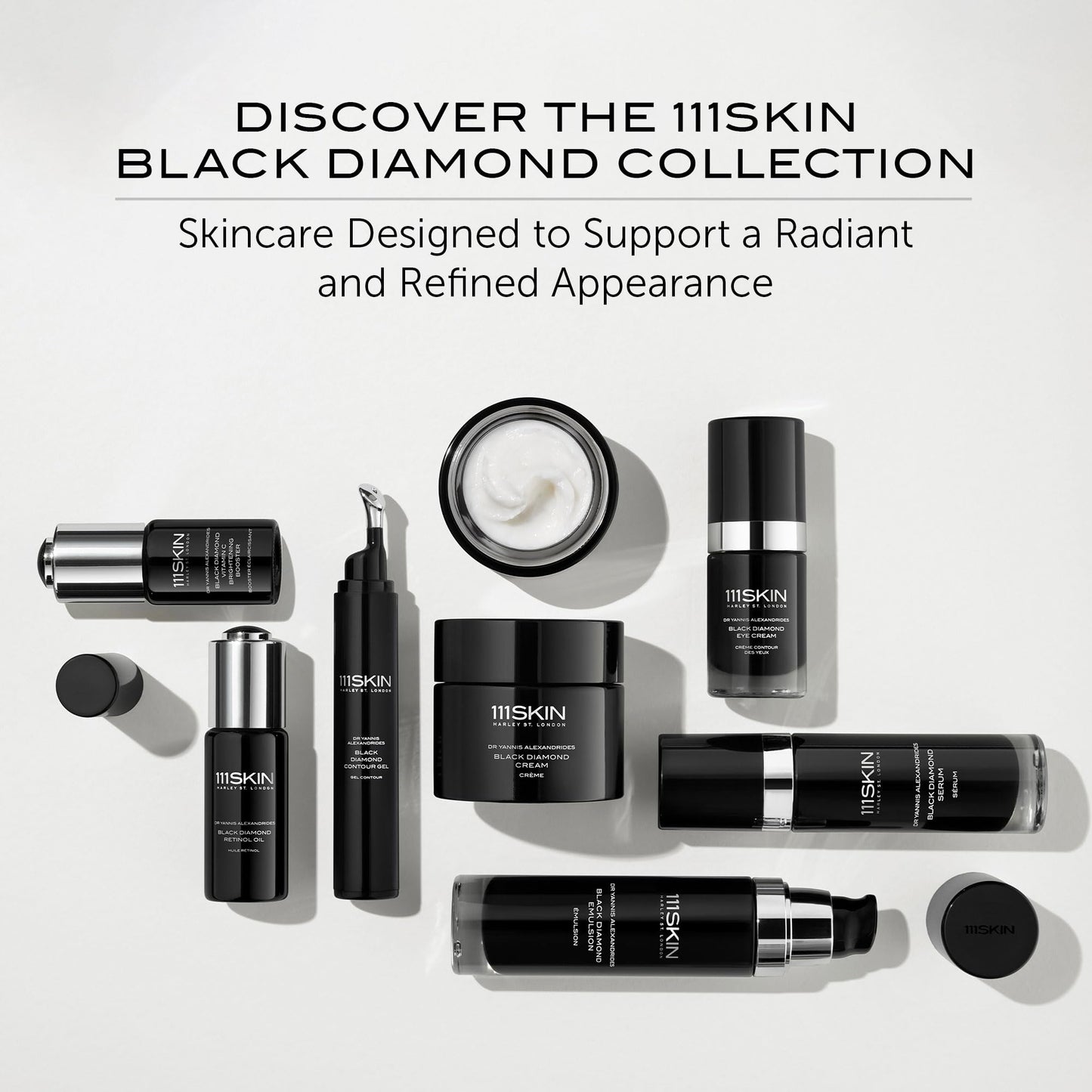 111SKIN Black Diamond Vitamin C Cleanser Face Wash for All Skin Types, Foaming Facial Cleanser with Peptidic Microalgae Complex for Dull Uneven Skin Tone & Dark Spots 3.4 fl oz