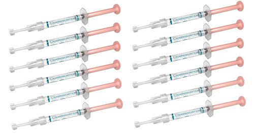 Opalescence 20% with PF Gel Syringes Teeth Whitening - Refill Kit (12 Syringes) Carbamide Peroxide. Made by Ultradent, in Melon Flavor. Tooth Whitening 5401-6