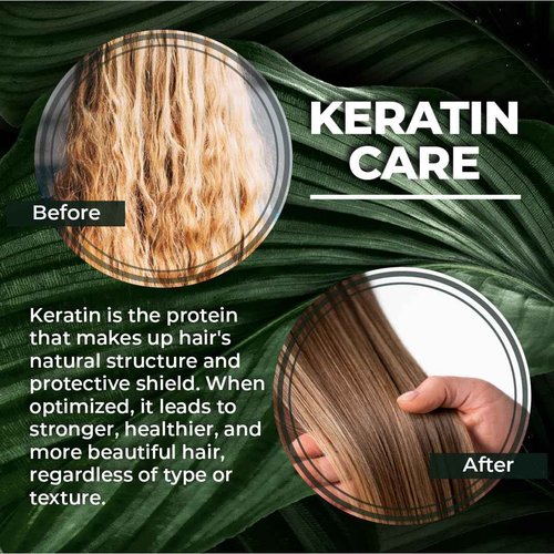 KERARGANIC Formaldehyde-Free Keratin System DIY Set: Pre-Treatment Shampoo, Hair Treatment, Post-Treatment Mask with Argan Oil - (4oz each)